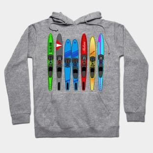 Rack of Water Skis Hoodie